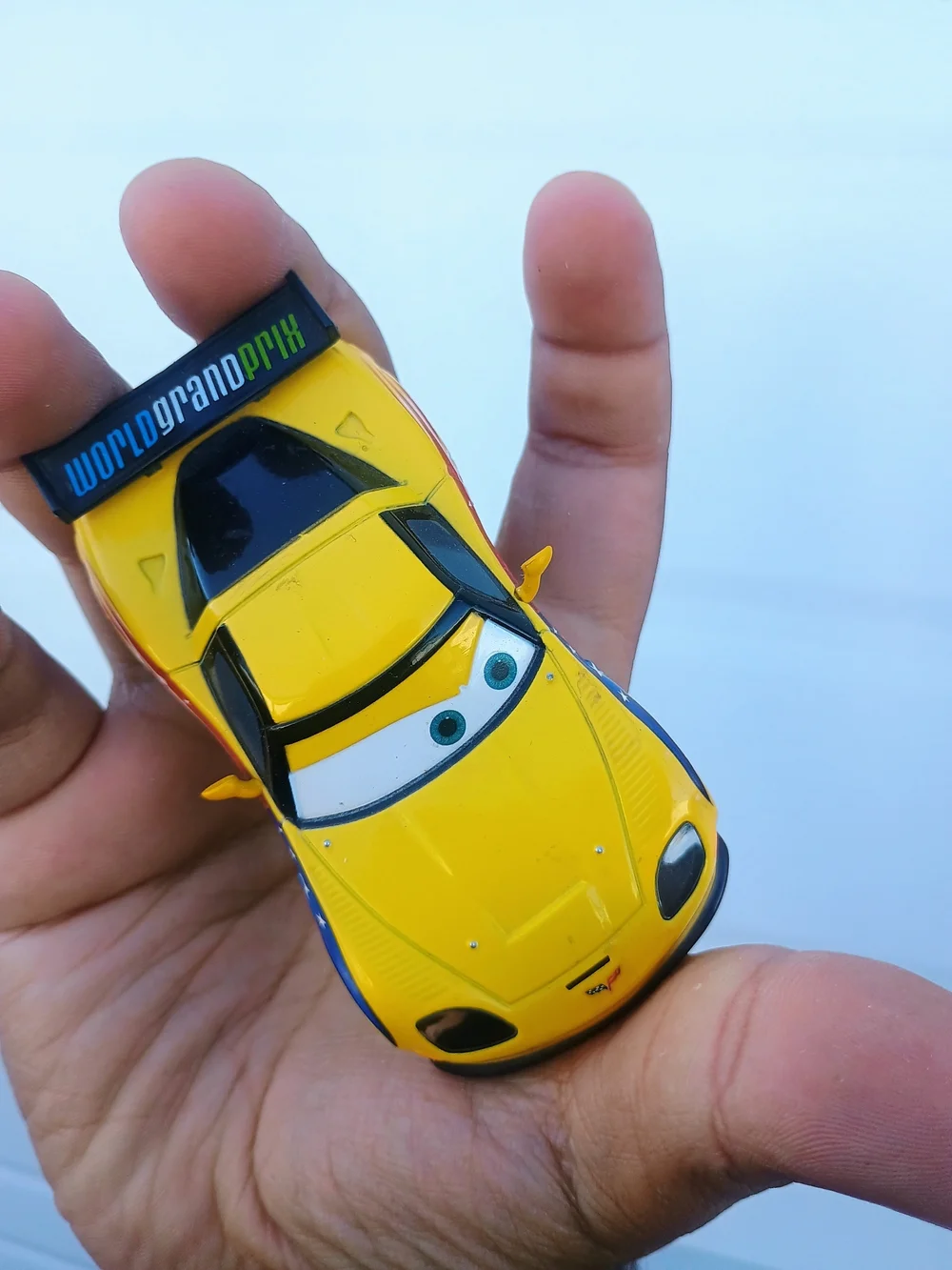 Disney Pixar Cars Lightning McQueen American Racer Jeff Gorvette 1:55 Diecast